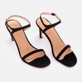 Marco Shoes Högklackade sandaler svart 1