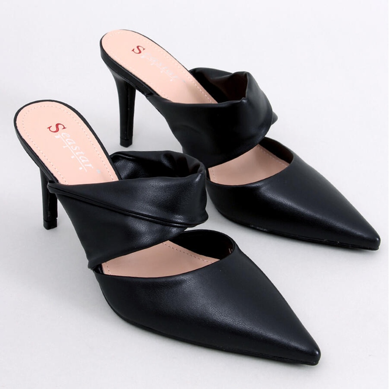 Charisse Svarta sandaler med stilettklack 1