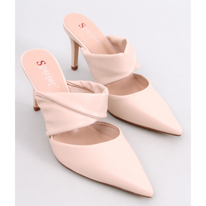 Charisse Beige sandaler med stilettklack 1