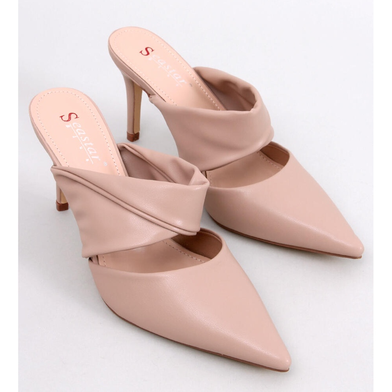 Charisse Khaki sandaler med stilettklack beige 1