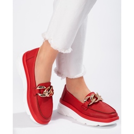 Röda Vinceza-skor för kvinnor 5