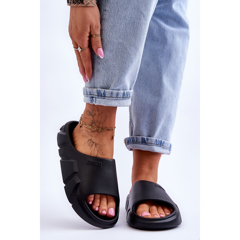 Lätt skum Big Star Tofflor för kvinnor LL274594 Svart 2