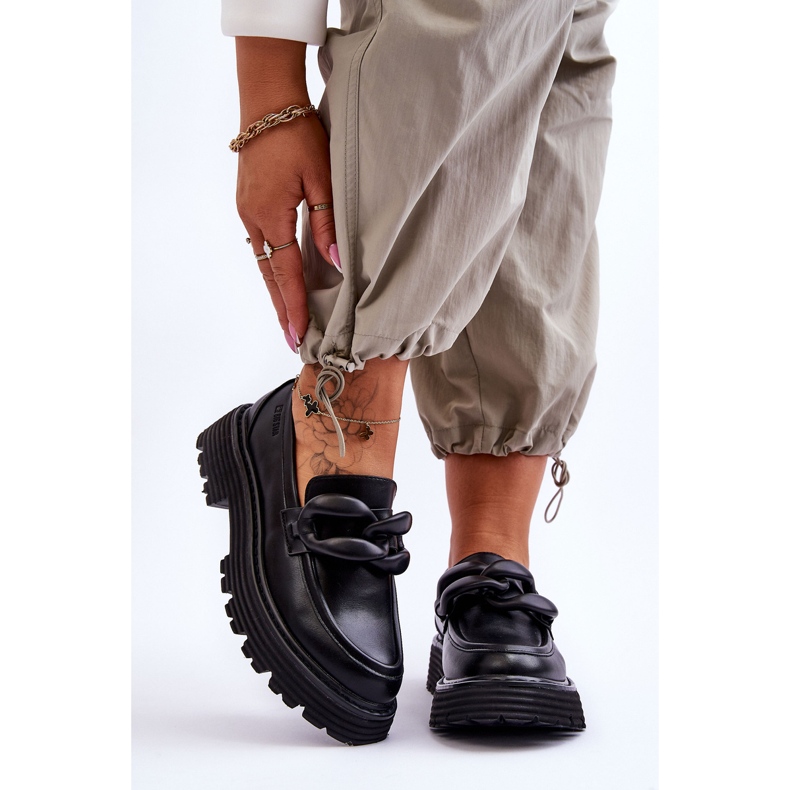 Lädermockasinskor Big Star LL274580 Svart 1