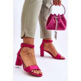 Kvinnors sandaler på Fuksja Post 20SD98-1617 Lexi rosa 2