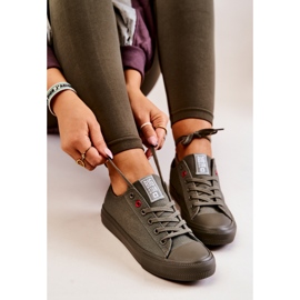 Low Sneakers Big Star JJ274004 Khaki grön 1