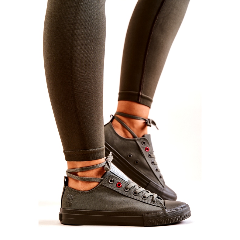 Low Sneakers Big Star JJ274004 Khaki grön 4