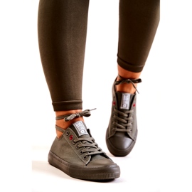 Low Sneakers Big Star JJ274004 Khaki grön 5