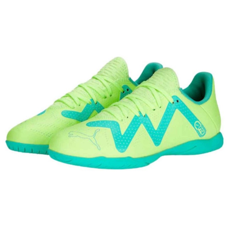 Puma Future Play It Jr 107204 03 fotbollsskor grön grön 1