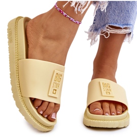 Damtofflor Big Star JJ274A305 Gul 4