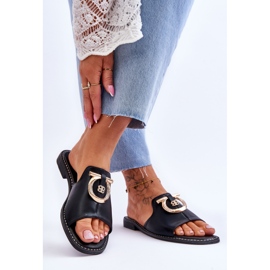 Lädertofflor Komfortskor S.Barski KV-2775-32 Svart 2