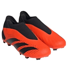 Adidas Predator Accuracy.3 Fg Ll Jr GW4607 fotbollsskor apelsiner och röda orange 2