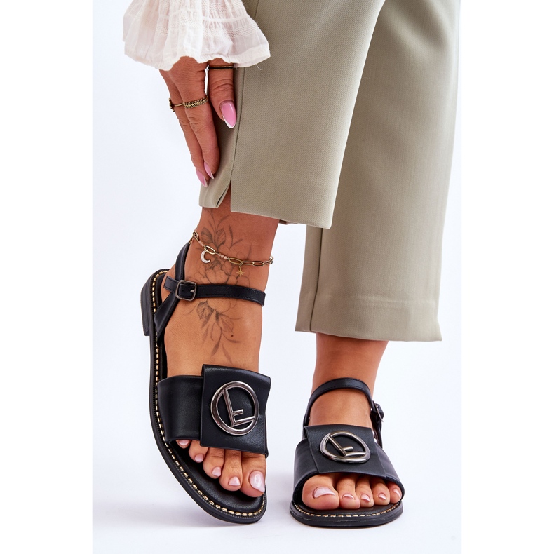 Klassiska sandaler dam S.Barski KV-2775-45 Svart 1