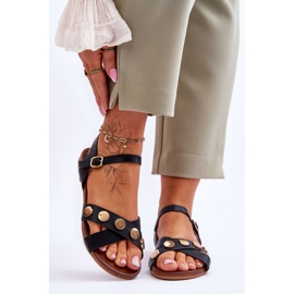 Platta sandaler S.Barski KV-5541-35 Svart 1