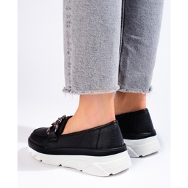 Mockasiner Svarta Vinceza skor 1