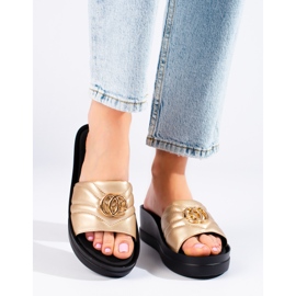 W. Potocki Damtofflor med guldkil från Potocki gyllene 1