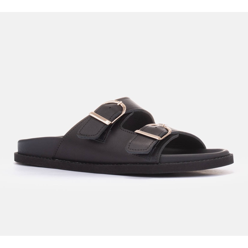 Marco Shoes Tofflor med spännen svart 1