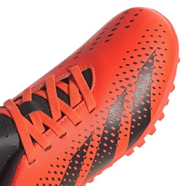 Adidas Predator Accuracy.4 GW7086 fotbollsskor orange apelsiner och röda 1