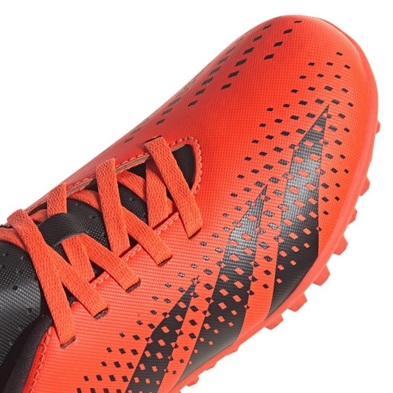 Adidas Predator Accuracy.4 GW7086 fotbollsskor orange apelsiner och röda 1