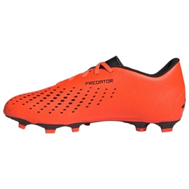 Adidas Predator Accuracy.4 Fg M GW4603 fotbollsskor orange apelsiner och röda 1