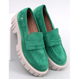 Plattform loafers från Chandra Green grön 1