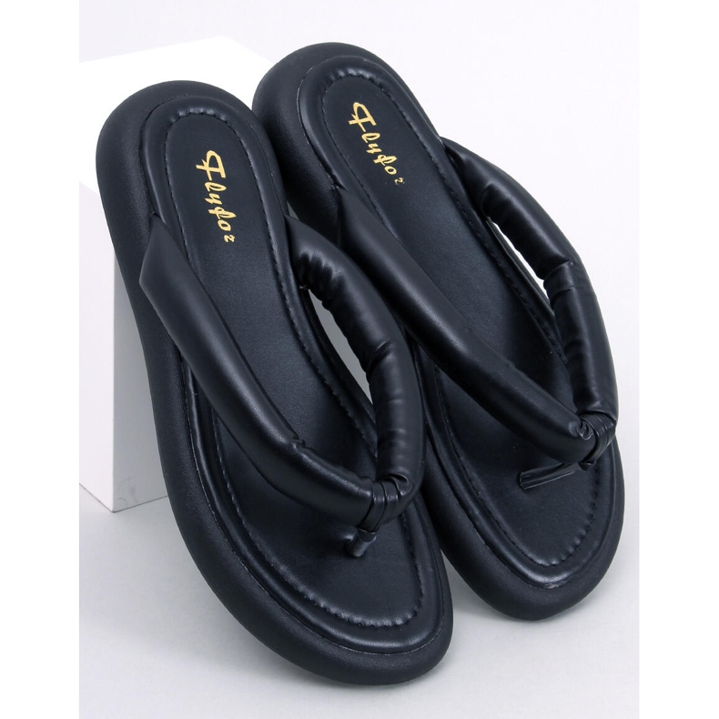 Women's Cliff Black flipflops svart 1