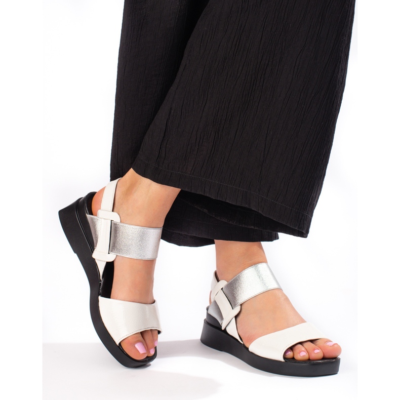 W. Potocki Vita slip-on sandaler från Potocki silver- 1