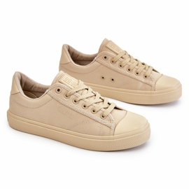 Klassiska låga sneakers Big Star LL274094 Beige 4