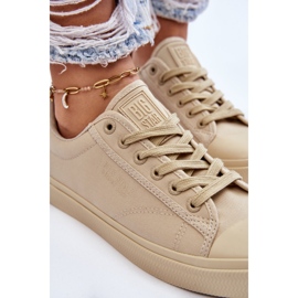 Klassiska låga sneakers Big Star LL274094 Beige 8