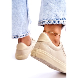 Klassiska låga sneakers Big Star LL274094 Beige 10