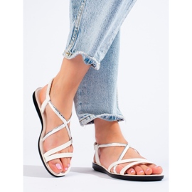 Vinceza vita sandaler för kvinnor 2