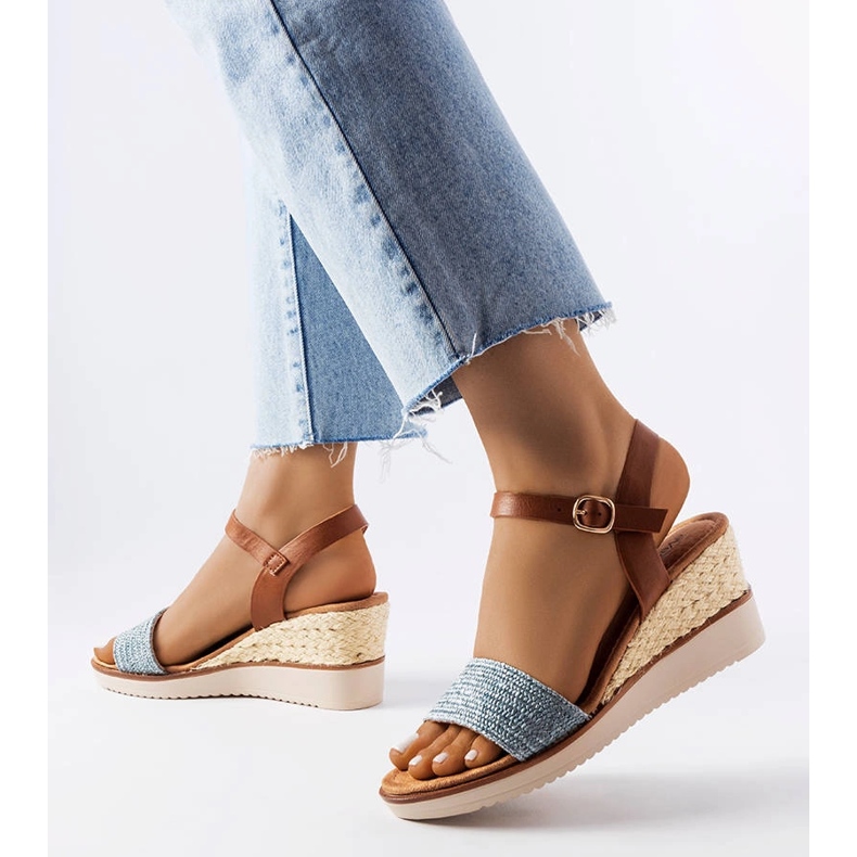 Miami blå sandaler 1