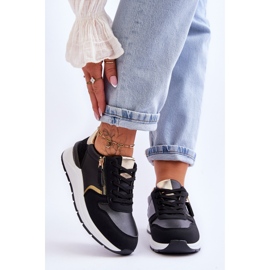 PG1 Damsportskor med dragkedja Svart Larisa 1