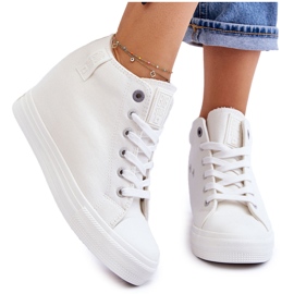 Hidden Wedge High Sneakers Big Star LL274035 Vit 6