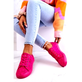 Openwork Sneakers Big Star JJ274060 Rosa 2