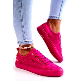 Openwork Sneakers Big Star JJ274060 Rosa 4