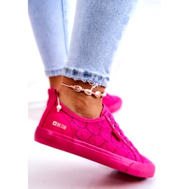 Openwork Sneakers Big Star JJ274060 Rosa 5