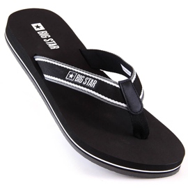 Svarta platta flip flops Big Star JJ274A377 1