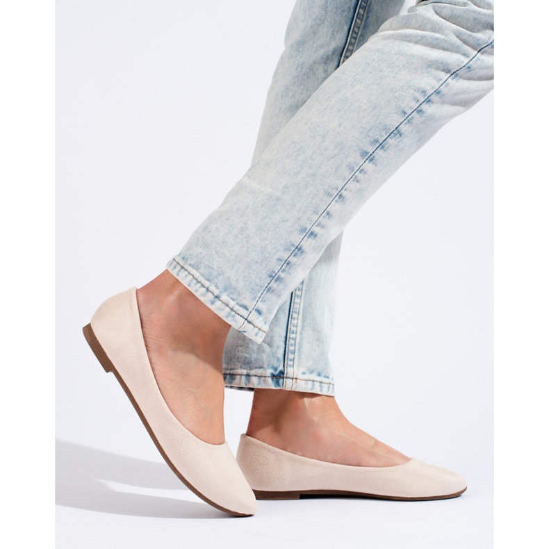 W. Potocki Dammocka klassiska beige ballerinasPotocki 1