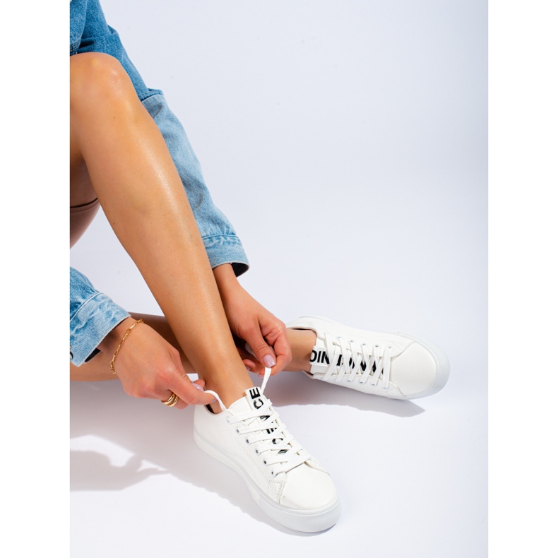 Shelovet vita klassiska sportskor 1