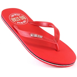 Herrflipflops röd Big Star JJ174538 1