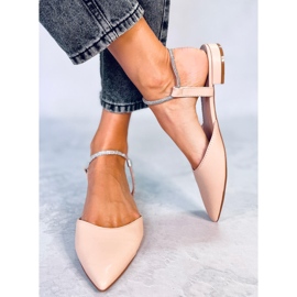 BM Durie Nude balettkläder med öppen klack beige 1