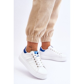 Sportskor för kvinnor Vita och blå Var först! 2