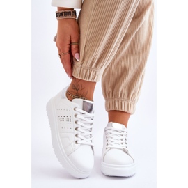 Damsportskor Vita och Silver Var först! 1