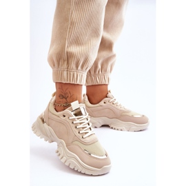 Klassiska Platform Sneakers Beige Need It 2