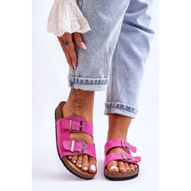 FB1 Fuchsia Destino Slip-On tofflor dam rosa 1