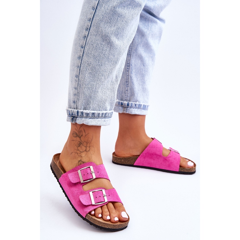 FB1 Fuchsia Destino Slip-On tofflor dam rosa 2