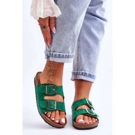 FB1 Slip-on rutschkanor för kvinnor Grön Destino 1