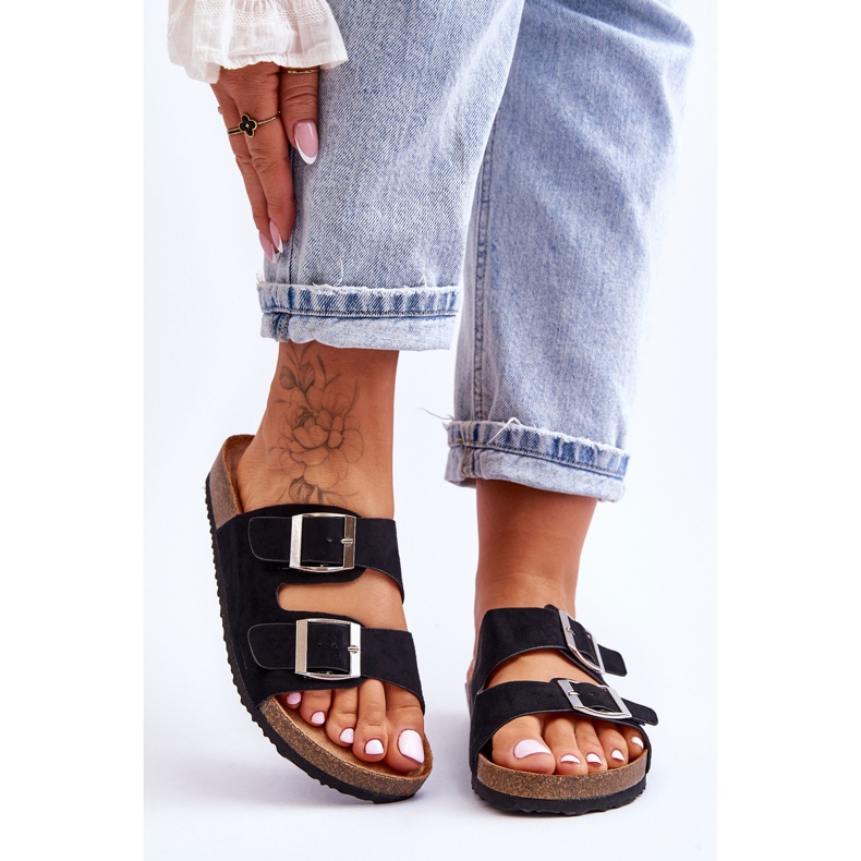 FB1 Slip-on sandaler dam Svart Destino 1