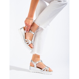 Shelovet silversandaler för kvinnor silver- 2