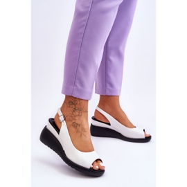 Damsandaler Sergio Leone SK853 Vit 2